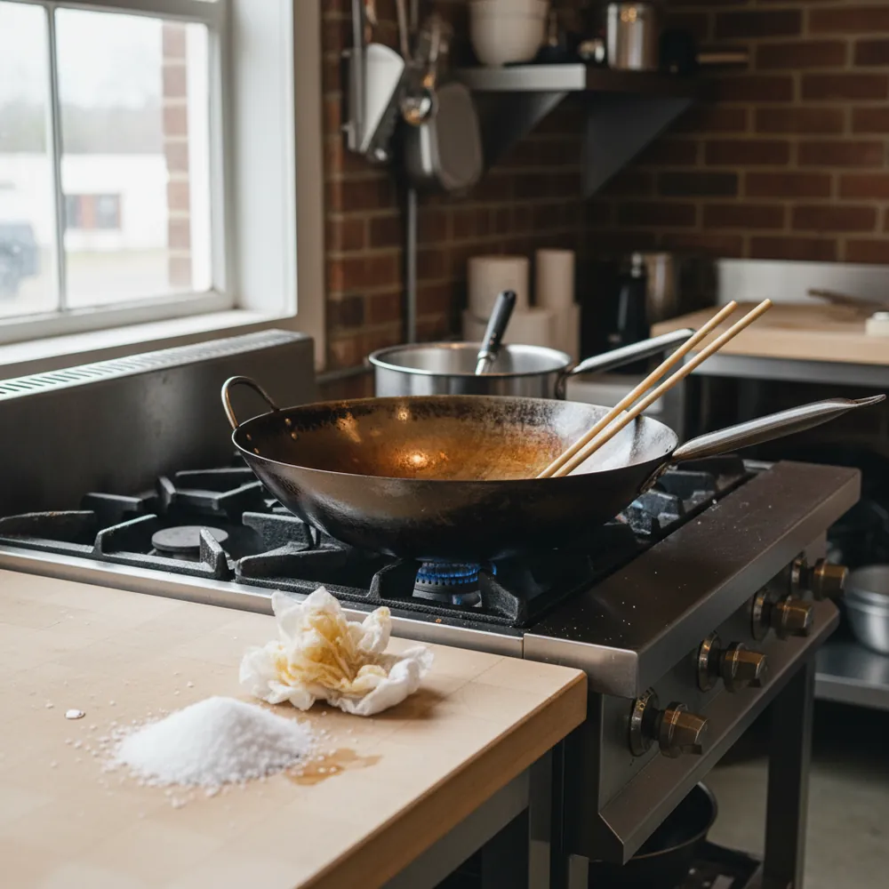 Comment culotter un wok en acier