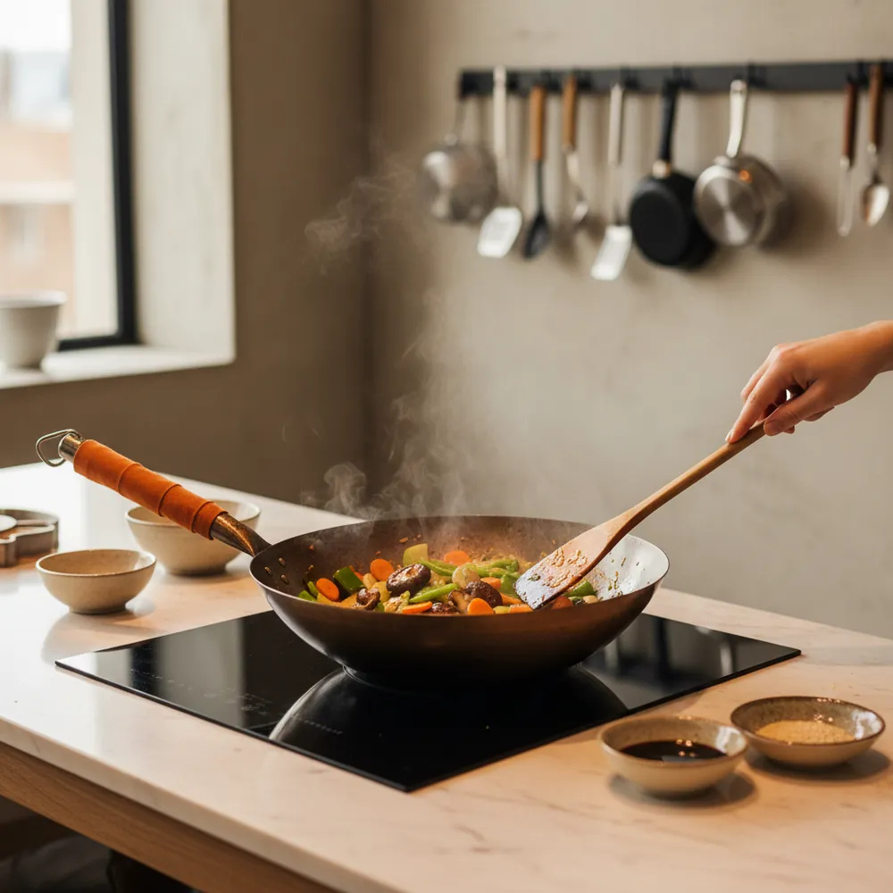 Choisir un wok pour plaque à induction