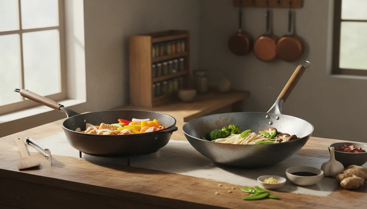 Sauteuse ou wok, lequel choisir