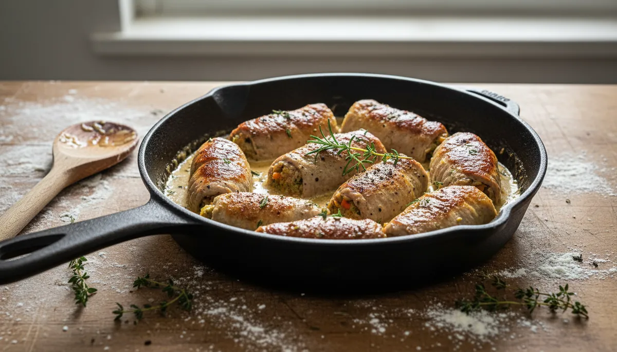 Recette de paupiettes de veau à la sauteuse, fondantes et sauce onctueuse