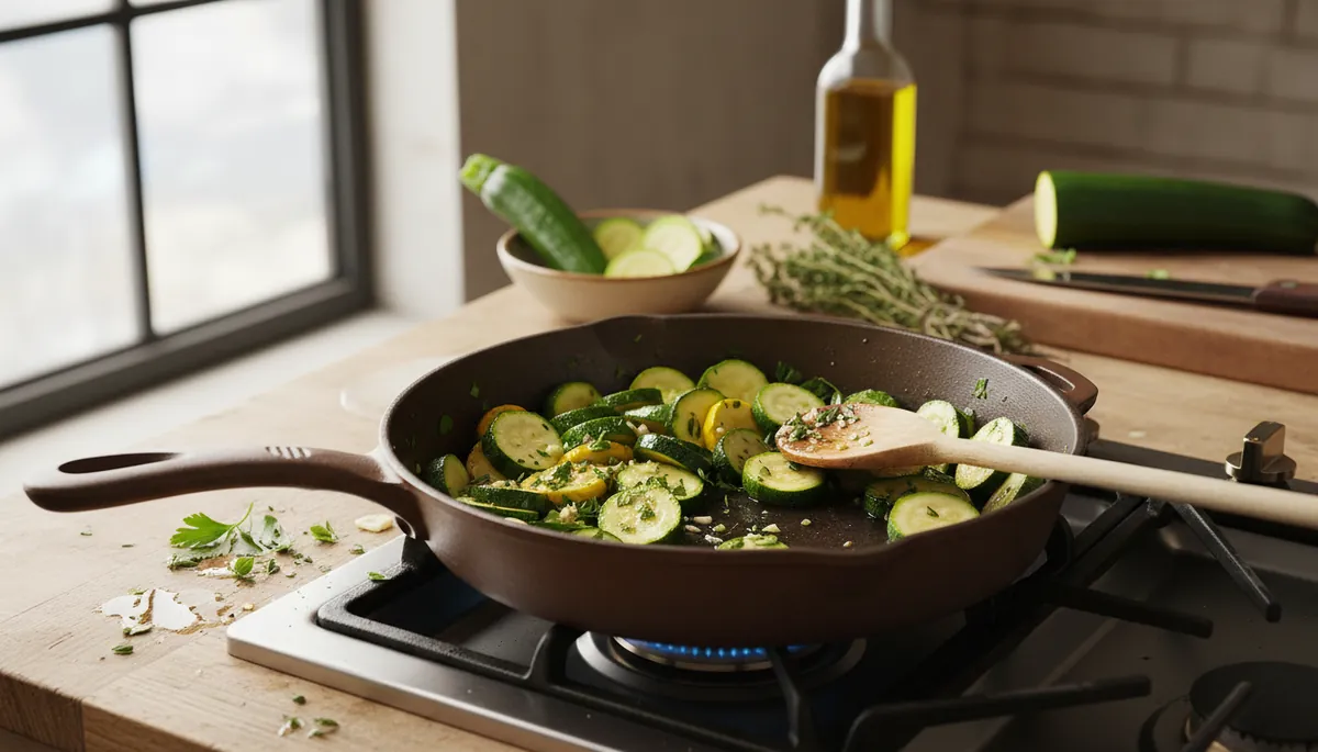 Recette de courgettes à la sauteuse