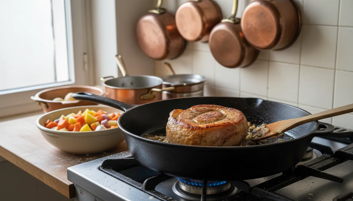 Recette de rouelle de porc à la sauteuse