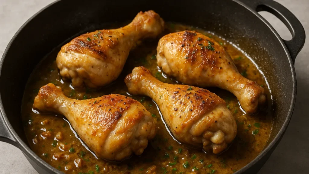 recette de cuisse de poulet à la sauteuse